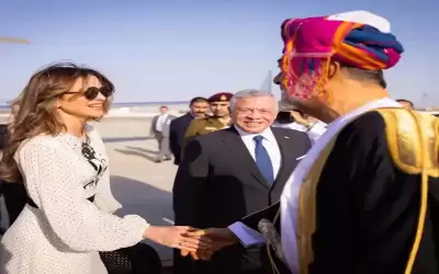 الملكة تشكر سلطان عمان على حفاوة