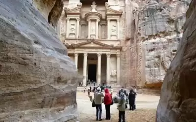 تسجيل أعلى عدد زوار أجانب للبترا