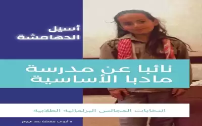 الدهامشة نائبا عن مدرسة مادبا الأساسية