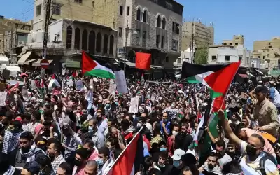 مسيرة في وسط البلد نصرة للأقصى