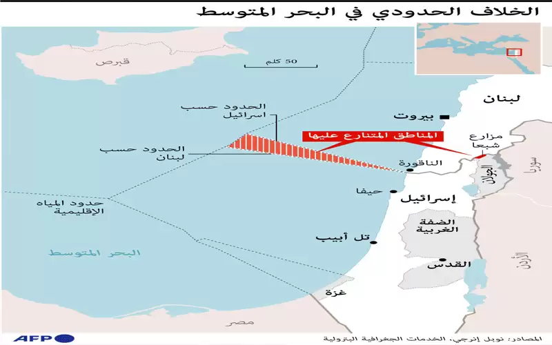 ماذا يعني الترسيم البحري بين لبنان