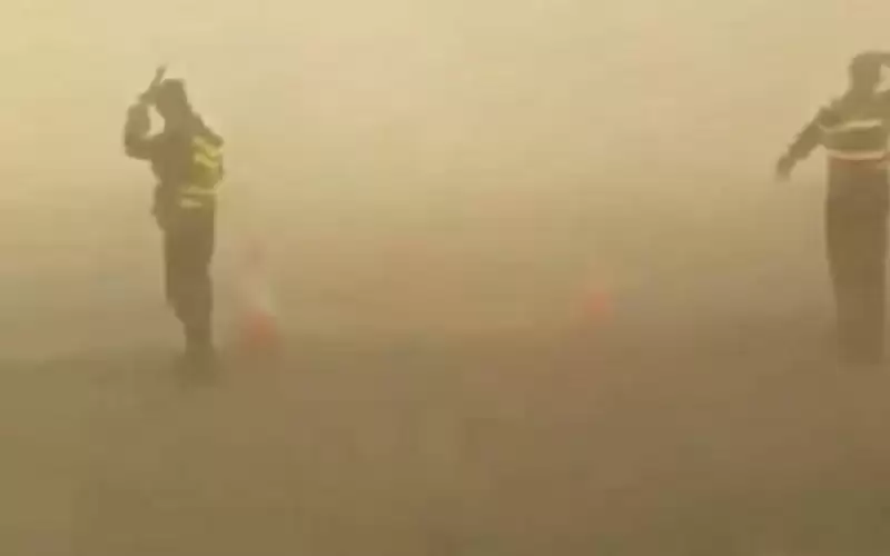 بسبب الرياح المثيرة للغبار .. قطع