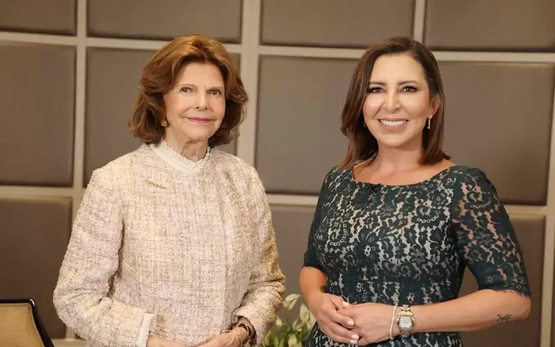 الزميلة غادة سابا تجري مقابلة مع