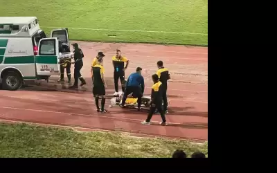 لاعب أردني يتعرض لإصابة خطيرة في