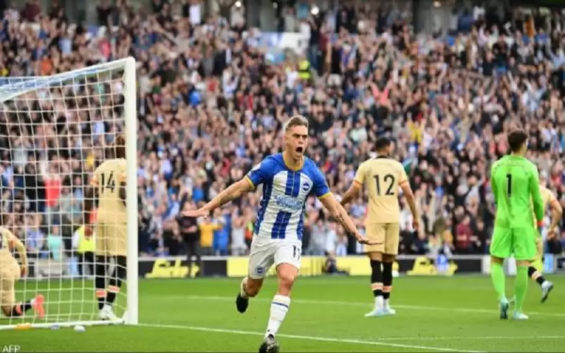 برايتون يمطر شباك تشلسي بالأربعة