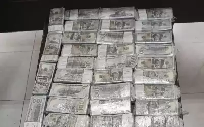 ضبط مليون دولار مزيفة بحوزة ٣