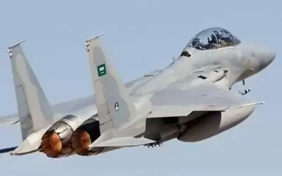 سقوط طائرة مقاتلة سعودية ونجاة طاقمها