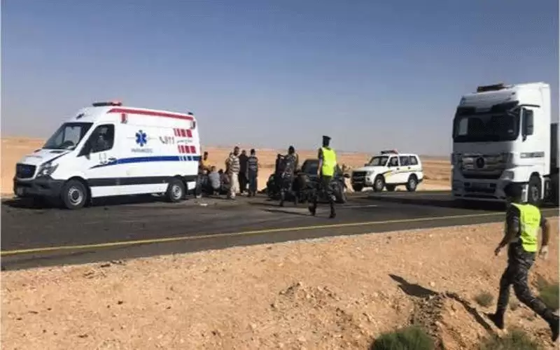 إصابة في تدهور مركبة باتجاه الكرك