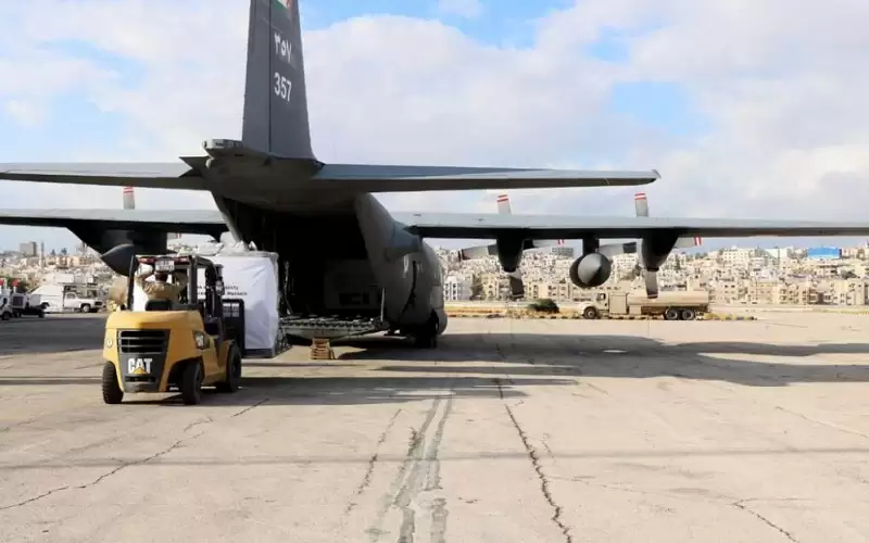 إرسال طائرة مساعدات إغاثية طارئة إلى