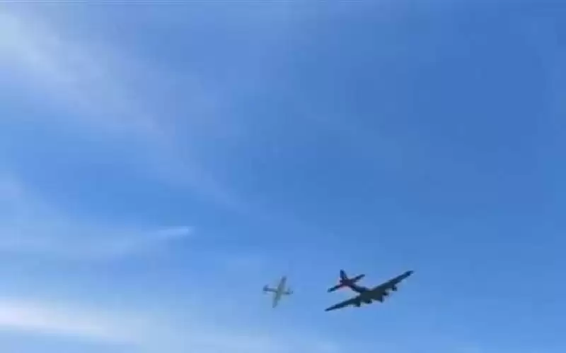 اصطدام طائرتين في معرض دالاس الجوي