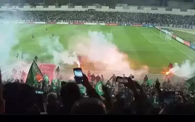 القبض على مثيري شغب في نهائي