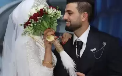 تهنئة لحسن المدهون ولحرمه ولاء بمناسبة