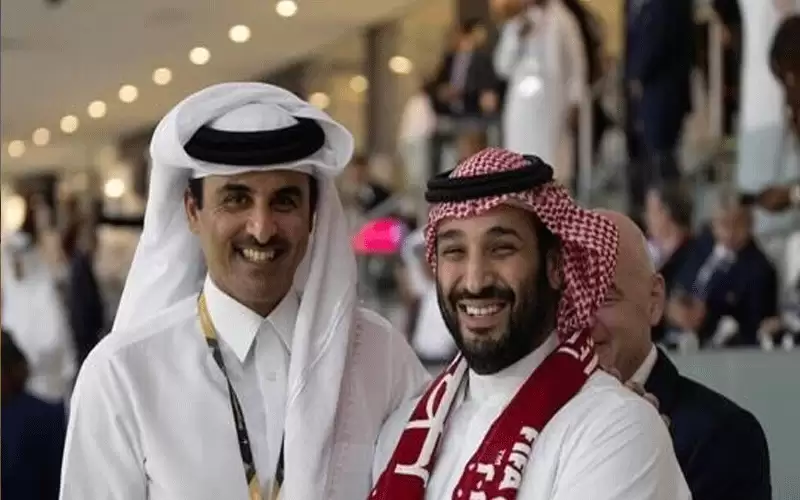 ولي العهد السعودي يشكر أمير قطر