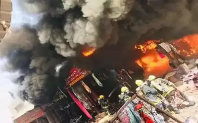 إصابات بحريق في محطة وقود بالرمثا