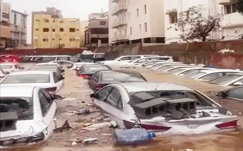 الكشف عن كمية الأمطار الساقطة على