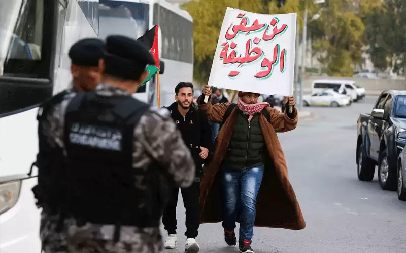 انخفاض معدل البطالة في الأردن