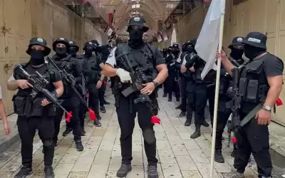 عرين الأسود تدعو الفلسطنيين للاشتباك مع