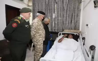 العيسوي والحنيطي يطمئنان على صحة مصابي