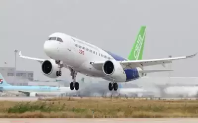 الصين تستعد لأول رحلة بطائرة محلية