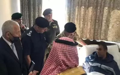 الملك يعود مصابي معان الدعجة والسرحان