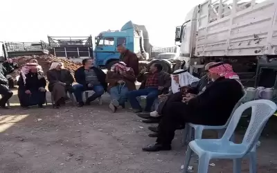 بالصور .. عشيرة ابواصليح تولم لسائقي