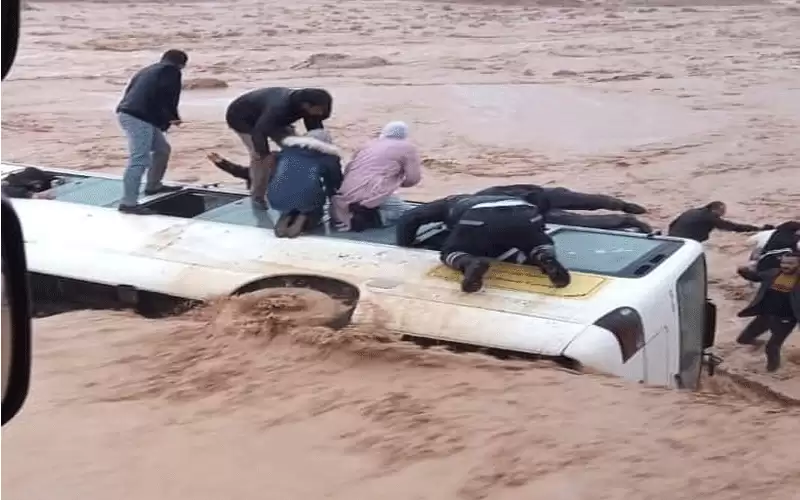 الأشغال مبررة ارتفاع منسوب المياه: الطرق