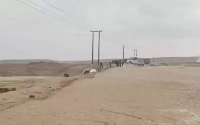 إغلاق الطريق المؤدية من معان إلى