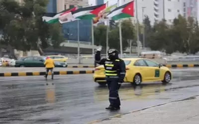 جميع الطرق سالكة وأمطار في مناطق