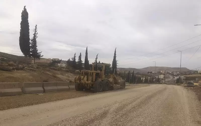 الطفيلة: بدء أعمال إعادة إنشاء الطريق