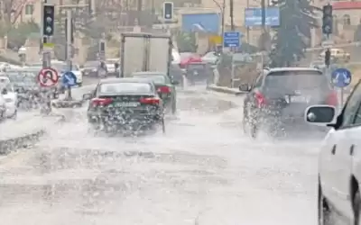 الأردن.. أمطار غزيرة في بعض المناطق
