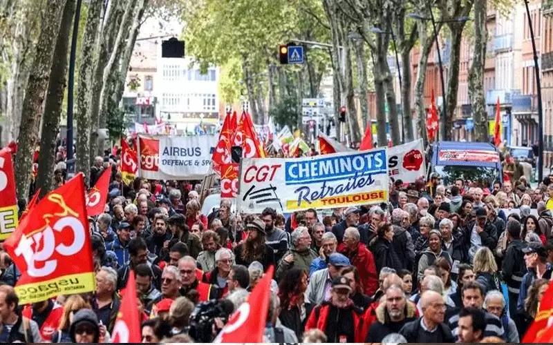إضراب عام واسع في فرنسا