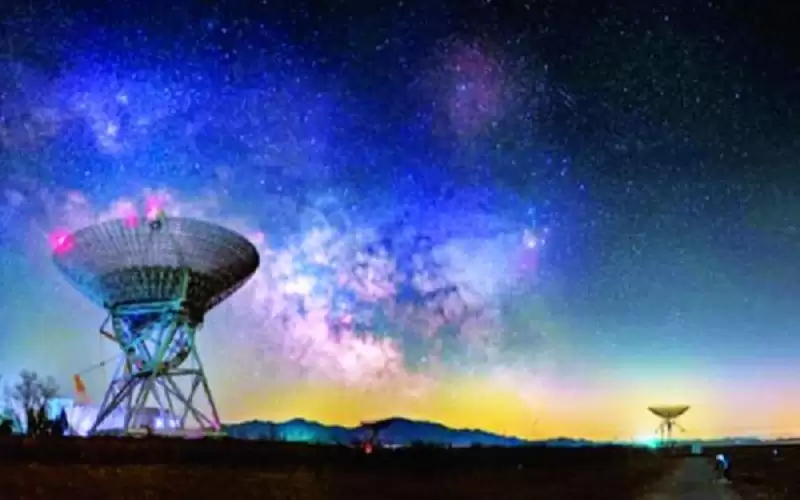 إشارة راديو من مجرة تبعد 9