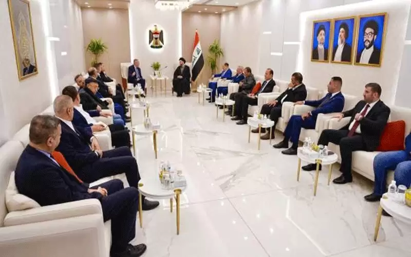 رئيس تيار الحكمة العراقي يلتقي الوفد