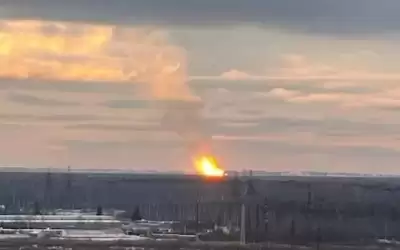 انفجارات في المناطق الأوكرانية