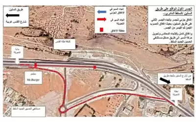 تحويلات مرورية جديدة في السلط الأحد