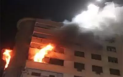 السيطرة على حريق شقة سكنية شرق