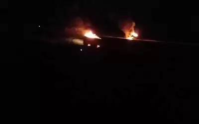قصف شاحنات عبرت الحدود العراقية باتجاه