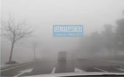 أجواء ماطرة وتحذير من تشكل الضباب