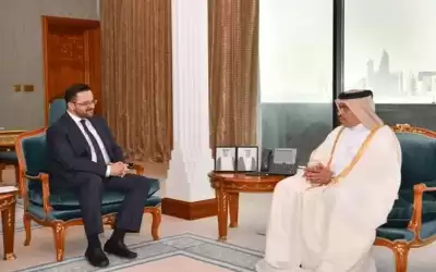 العسعس يبحث مع نظيره القطري العلاقات