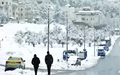 الثلوج تعيق وصول أردنيين إلى مواقع