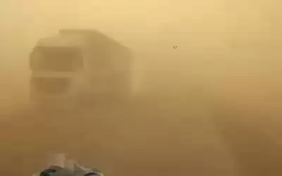 قطع الطريق من منطقة الأبيض لغاية