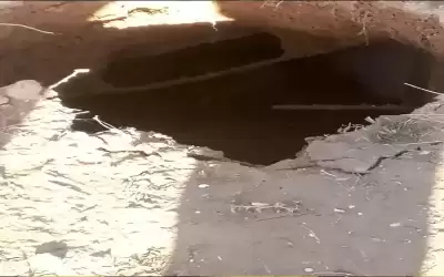 إنهيار أجزاء من قبور في ذيبان