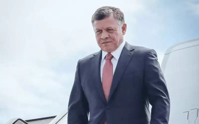 الملك عبدالله الثاني يغادر الى مصر