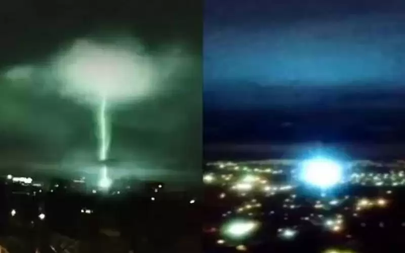 هلع من برق باطن الأرض ظهر