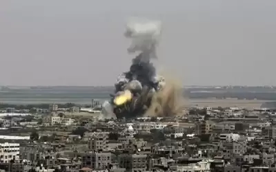 طائرات الاحتلال تقصف موقعا غربي غزة