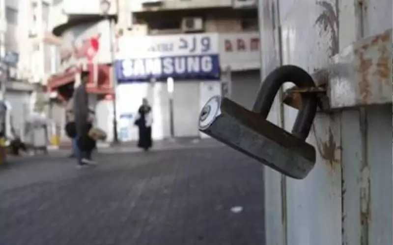 إضراب شامل يعم قطاع غزة استنكارا