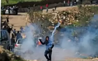 اصابة عدد من الفلسطينيين جراء اعتداء