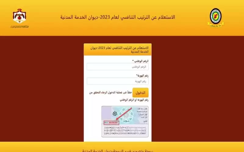 ديوان الخدمة يطلق الكشف التنافسي لعام