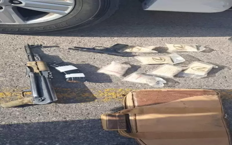 ضبط 20 الف حبة مخدرات بداخل