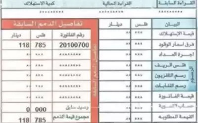 المياه: لم تنته آلية صدور فواتير